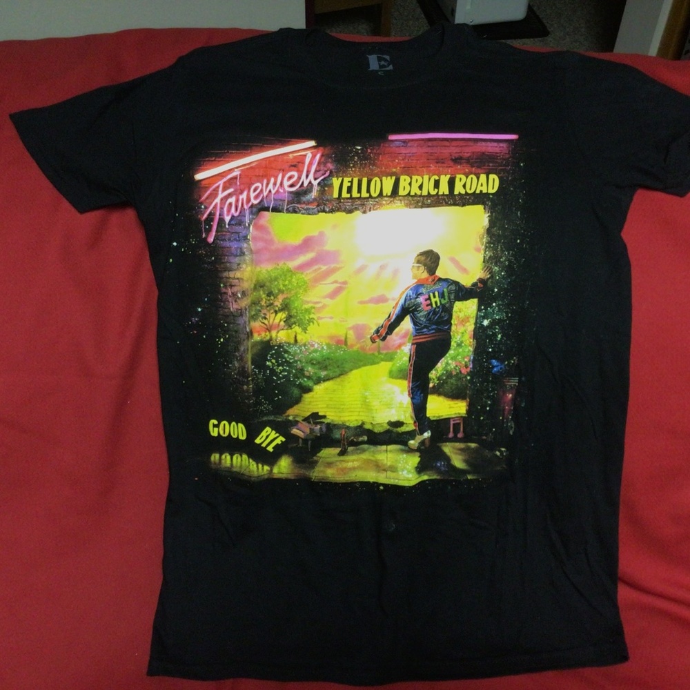 ELTON JOHN farewell tshirt